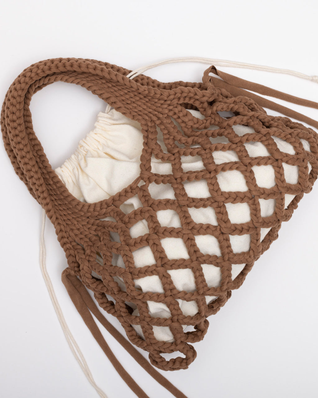 BOHO HÄKELTASCHE BEIGE