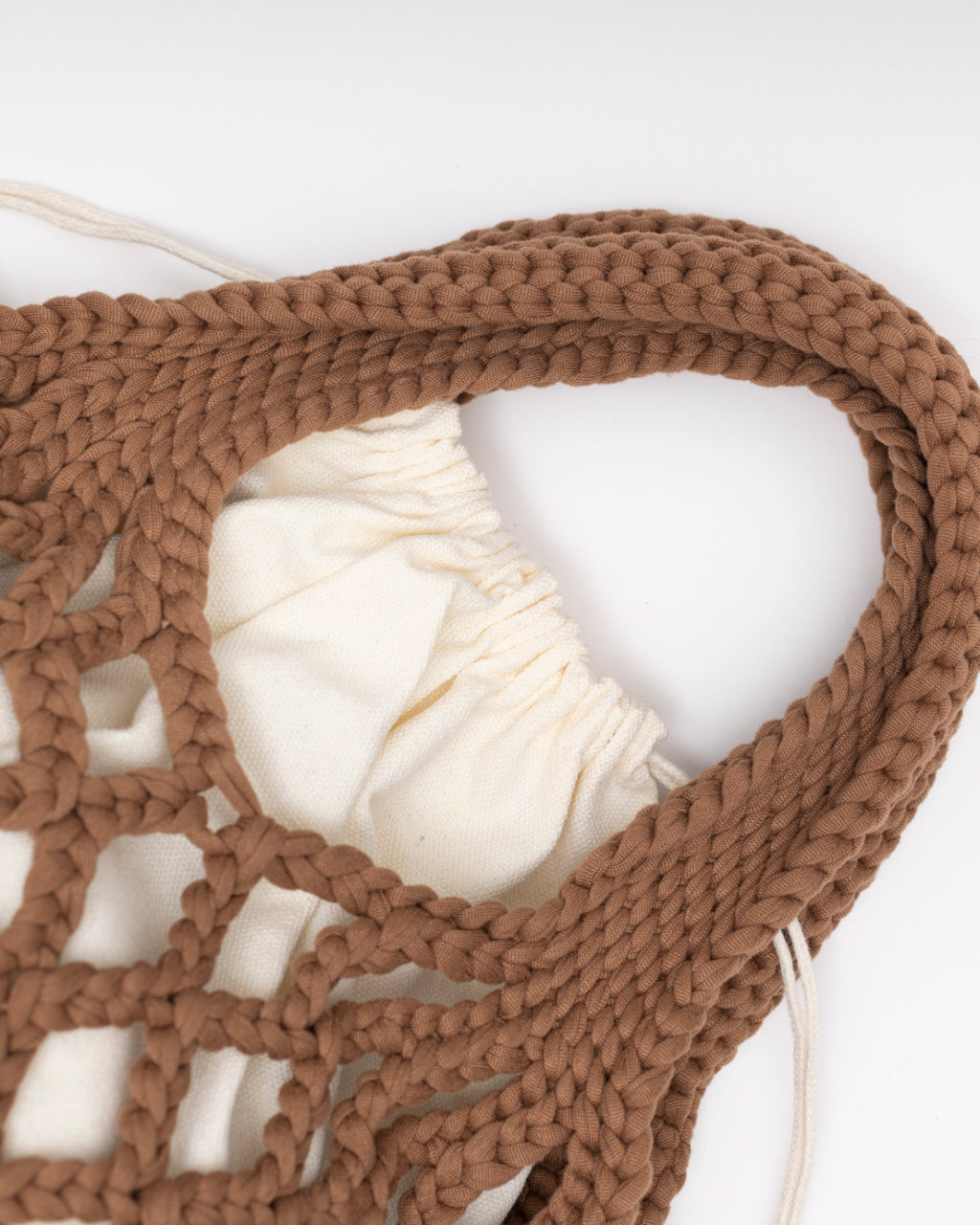 BOHO HÄKELTASCHE BEIGE