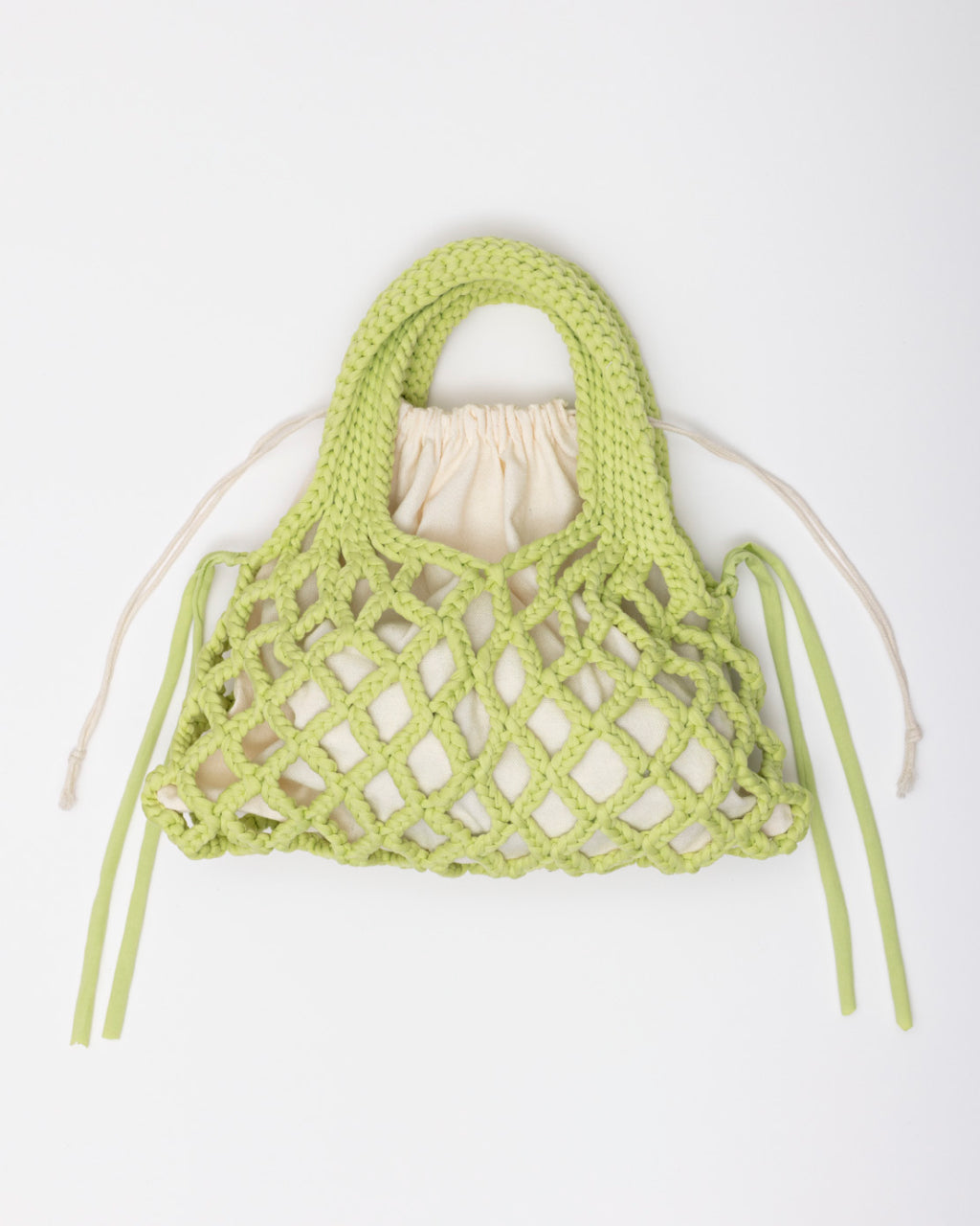 HÄKELTASCHE BOHO PISTAZIE