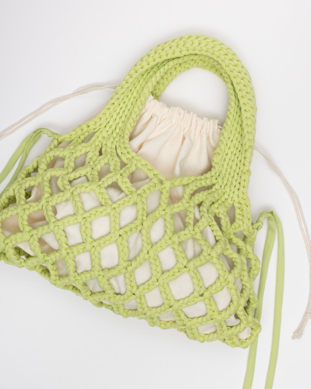 BOLSO CROCHET BOHO PISTACHO