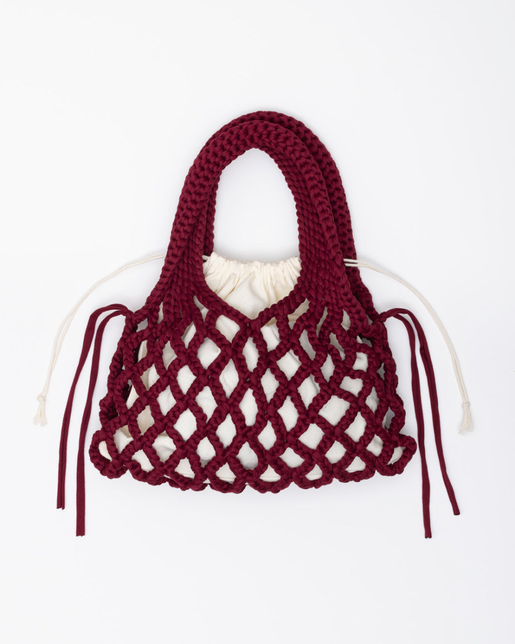 BOLSO CROCHET BOHO VINO