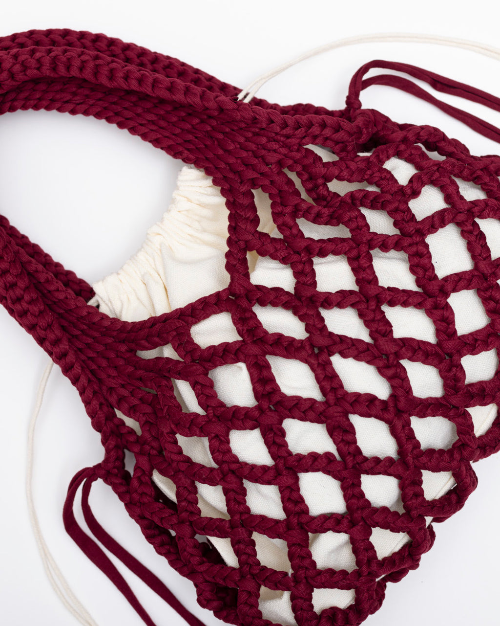 BOLSO CROCHET BOHO VINO