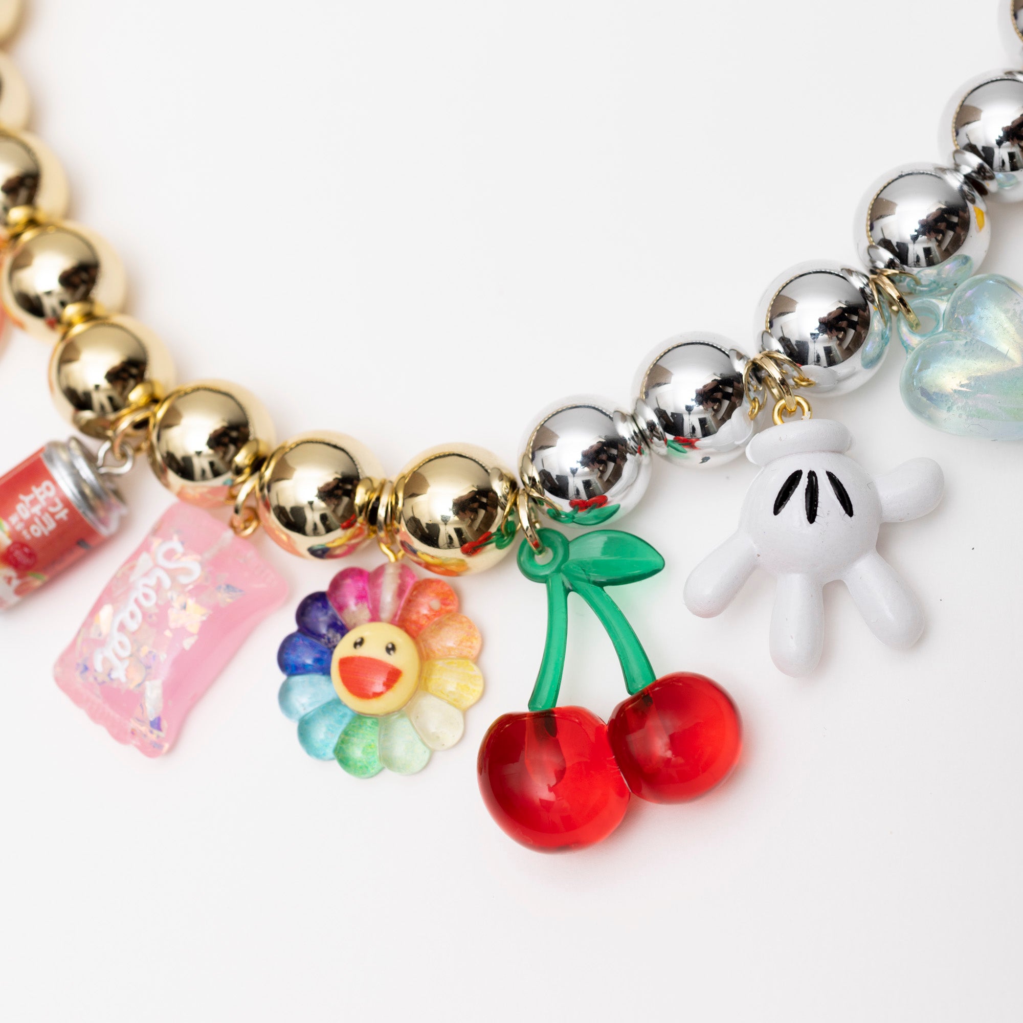 COLLAR CHARMS CHERRY POP