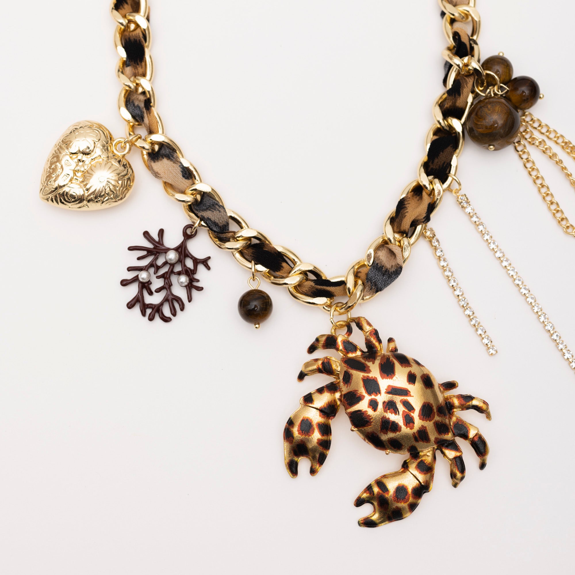 COLLAR ANIMAL PRINT MEDITERRANEO