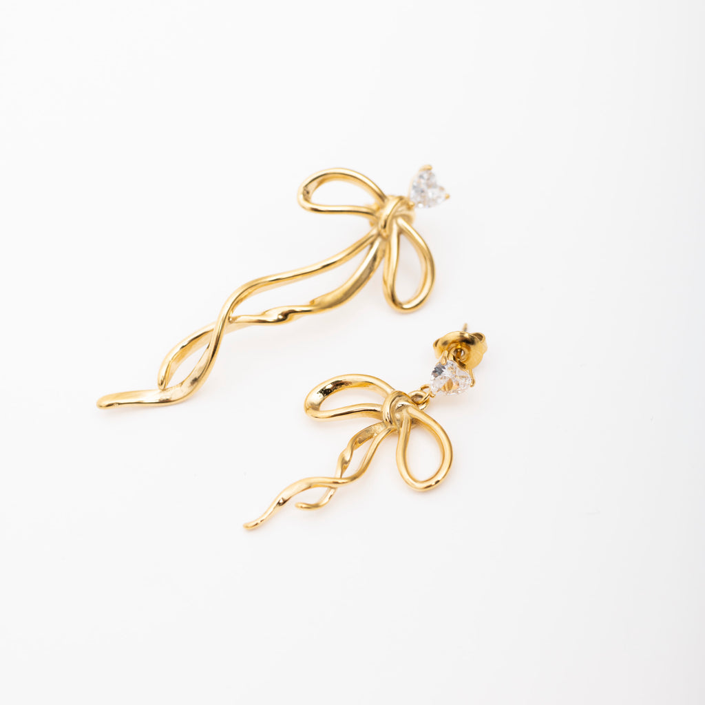 PENDIENTES SHINY BOW