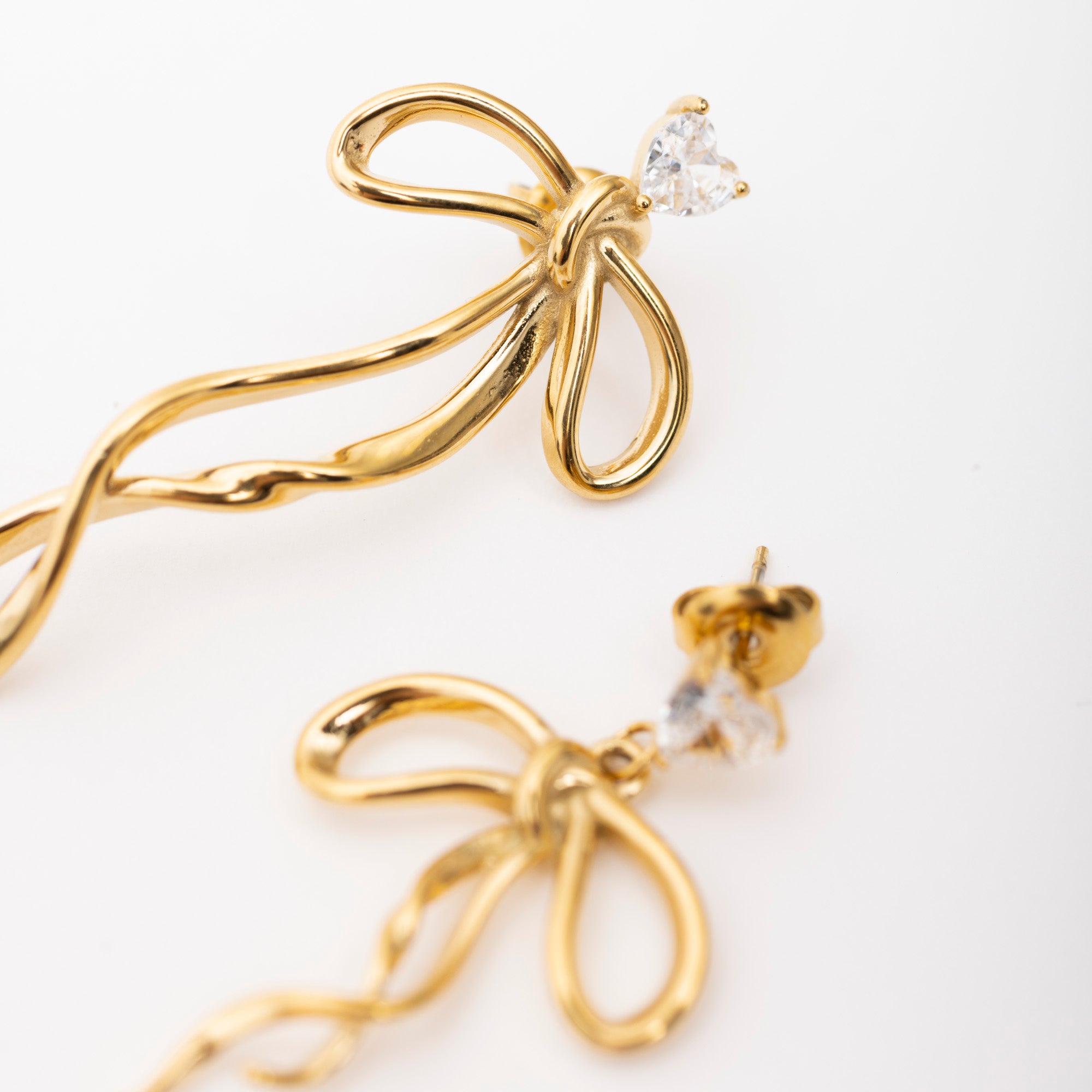 PENDIENTES SHINY BOW