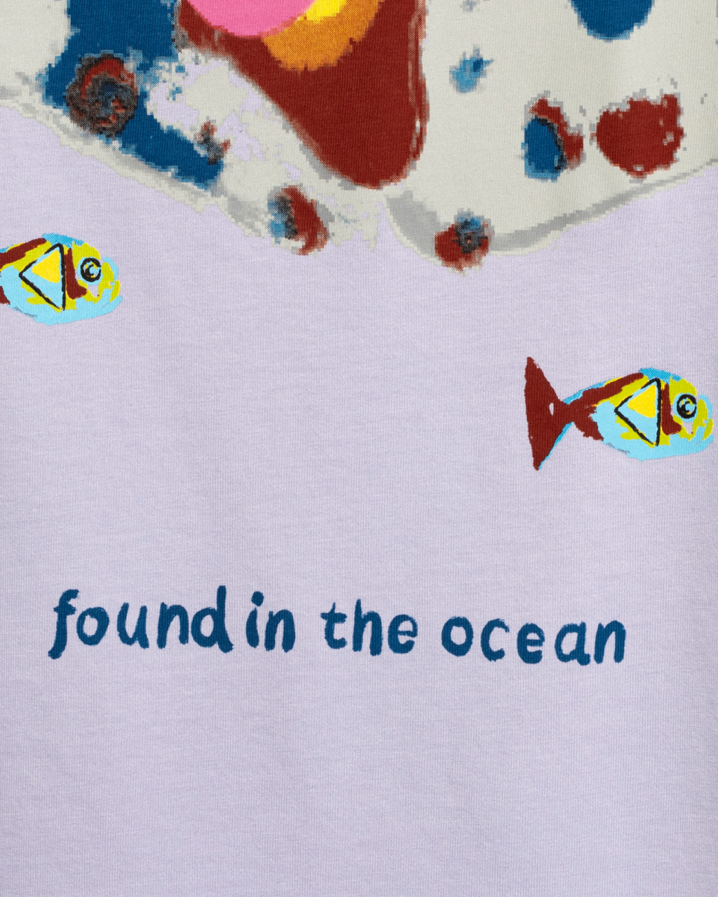 CAMISETA PEZ LILA