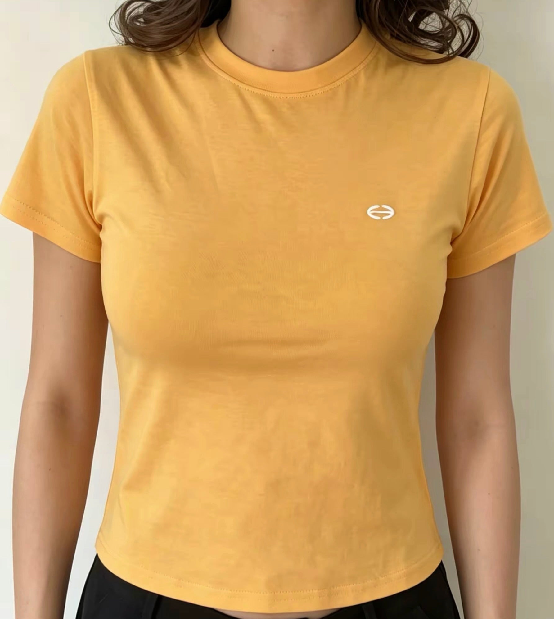Top Camiseta Essential Mandarina
