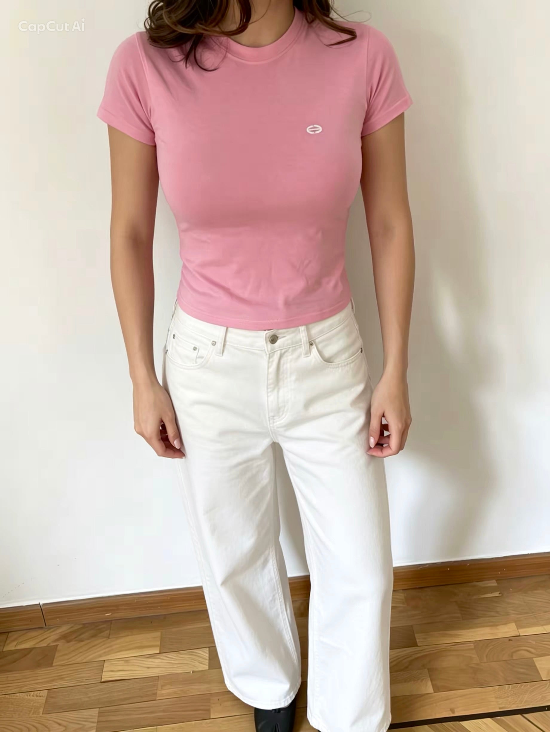 Top Camiseta Essential Rosa