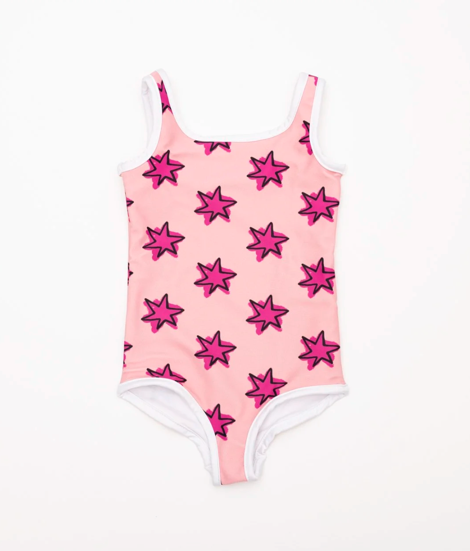 Badeanzug PINK STAR KIDS