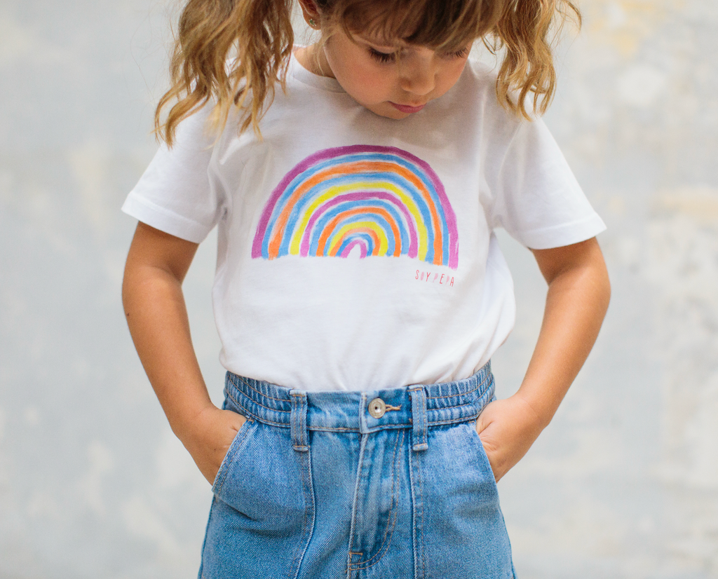 REGENBOGEN-T-SHIRT FÜR KINDER