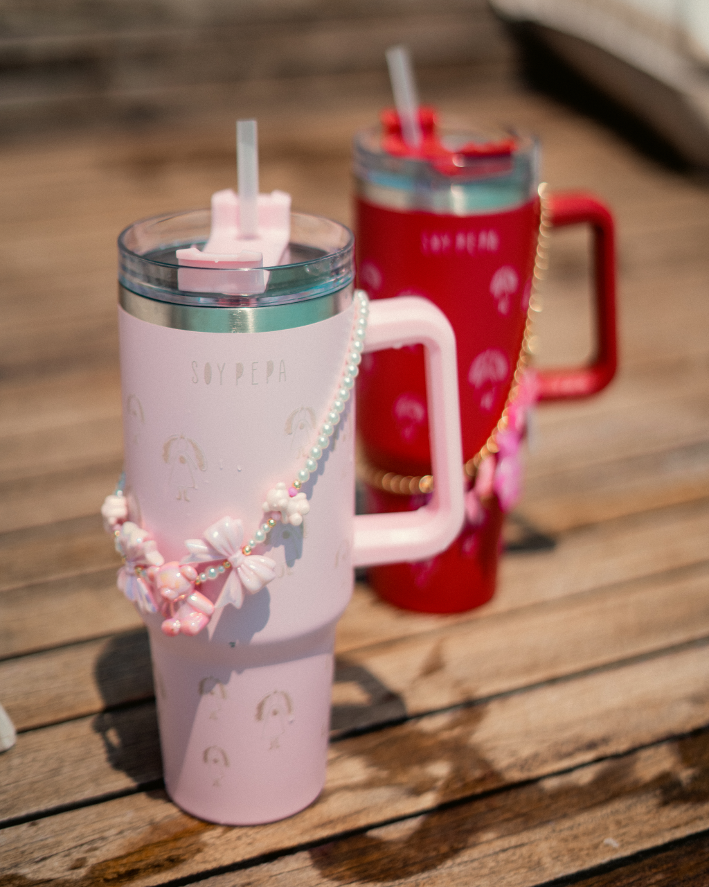 Thermosflasche "Drop Drip" Rosa